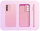 Etui do Samsung Galaxy S21 FE (Osłona Kamery, Różowe, Ochronne)   Szkło 9H 4