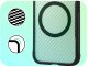 Hello Case Etui Pancerne do Apple iPhone 16 Plus (Do Magsafe, Karbon, Czarne) Szkło 2