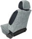 Mata pokrowiec samochodowy ergonomiczny XL welur Jasnoszary 2