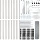 vidaXL Ogrodzenie spawane  z 13 pali z ostrzami 0.6x50 m Ocynkowana stal 5