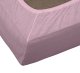 BED SHEET POLYCOTT 120X200+25CM PINK624 1