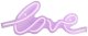 WALL LED LIGHT PARTY LOVE RGB USB 1