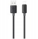 Kabel USB Usams USB-A - Lightning 1 m Czarny 1