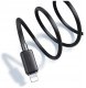 Kabel USB Usams USB-A - Lightning 1 m Czarny 2
