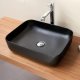 WASHBASIN CATANIA 385X385X140 MATT BLACK 2