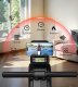 MOSUNY Magnetyczny wioślarz z 16 poziomami oporu max obciążenie do 160 kg 1