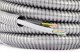 Peszel ochronny metal Anaconda Multiflex roz.32 32/28,1mm bezhalogenowy samogasnący rura karbowana elastyczna FCCN 1250N UV 25m 3