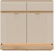 Komoda dwudrzwiowa z szufladami do pokoju Dąb Cremona Kaszmir MILTON ML02 4
