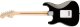 Squier Affinity Stratocaster -sahkokitara, Black 8