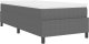 vidaXL Łóżko z materacem Szare Pojedyncze Tkanina korduroy 9