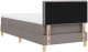 vidaXL Łóżko Box Spring z materacem taupe 80x200 cm Tkanina 10
