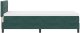 Box Spring z Materacem vidaXL Zielony 80x200 cm Aksamit 9
