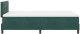 Box Spring łóżko z materacem ciemnozielone małe podwójne aksamitne 9