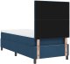 vidaXL Łóżko Box Spring z Materacem Niebieskie Pojedyncze Tkanina 10