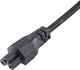 Kabel zasilający Akyga do notebooka 1.5m koniczynka (AK-NB-01C) 3
