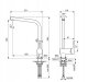 MIXER KITCHEN CERALOOK BC174AA 1