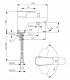 Bateria umywalkowa Ideal Standard MIXER WASHBASIN CERAFINE 0 BC554AA 8