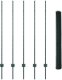 5 szt. słupków ogrodzeniowych U-Channel zielone 140 cm stalowe, Ogrodzenie sześciokątne zielone 1,4x10 m stalowe 1