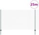 5 szt. słupków ogrodzeniowych U-Channel zielone 140 cm stalowe, Ogrodzenie sześciokątne zielone 1,4x10 m stalowe 2
