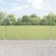 Ogrodzenie z drutu spawanego  z 13 słupami z flanszą 1.6x25 m stal ocynkowana 1