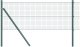 Ogrodzenie z Drutu Spawanego z 13 Słupami Zielone 0.4x25 m Stal 5