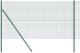 Ogrodzenie Spawane z 13 Słupkami Zielonym 1.4x25 m Stal 5