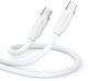Kabel USB Alogic USB-C - USB-C 1m Biały (ELSI5U2CCWH1) 1