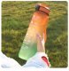 Bidon Motywacyjny 1000 ml Sportowy 1L Butelka na Wodę Zielony-Pomarańczowy 6