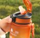Bidon Motywacyjny 1000 ml Sportowy 1L Butelka na Wodę Zielony-Pomarańczowy 7