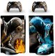 Naklejki Skórki na PlayStation 5 oraz Pady Motyw Mortal Kombat 1
