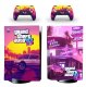 Naklejki Skórki na PlayStation 5 oraz Pady Motyw GTA VI Vice City 1