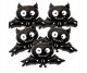 Balon Nietoperz Wampir Halloween Zestaw 5 Sztuk 5