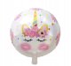 Zestaw 5 Foliowych Balonów z Jednorożcami Unicorn Dekoracja Urodziny 45cm 4