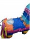 Kolorowa Pinata Piniata w Kształcie Osiołka z Kijem / Duża 39x35x12cm 5