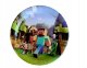 Talerzyki Papierowe Jednorazowe URODZINY - MINECRAFT - śr. 23cm - 10 szt 1