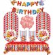 Zestaw Naczyń Jednorazowych Happy Birthday Urodziny Cyrk Circus 32 el 1