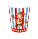 Zestaw Naczyń Jednorazowych Happy Birthday Urodziny Cyrk Circus 32 el 2
