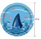 Zestaw Naczyń Jednorazowych Happy Birthday Urodziny Rekin Shark 121 el 2
