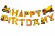 Zestaw Naczyń Jednorazowych Happy Birthday Urodziny Koparki Dźwig 52 el 6