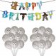 Zestaw Urodzinowy Harry Potter Sowa Balony 20 szt + Girlanda Happy Birthday 1