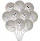 Zestaw Urodzinowy Harry Potter Sowa Balony 20 szt + Girlanda Happy Birthday 3