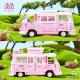 Ruchome klocki Konstrukcyjne Kamper Bus 852 elementów Barbie 3