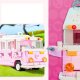 Ruchome klocki Konstrukcyjne Kamper Bus 852 elementów Barbie 7