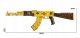 Ruchome klocki Konstrukcyjne Karabin AK47 1548 elementów 5