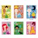 Wyklejanka manualna dla dzieci Księżniczki Disney Naklejka Naklejki 12 szt 3
