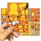 Wyklejanka manualna dla dzieci Pokemon Naklejka Naklejki 8 szt 4