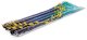 Dmuchany materac do pływania 183x69 cm INTEX 59720 granatowy ryby 2