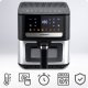 Frytkownica beztłuszczowa Air fryer Berdsen BD-655 czarna 6