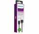 Kabel USB A na USB C Philips DLC3104A/00 Funkcja szybkiego ładowania 1,2 m Czarny 1
