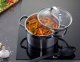 GARNEK PROFESJONALNY 20 CM INOX 3.6 L 6